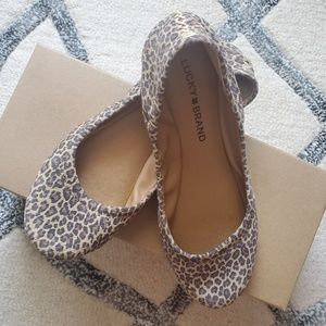 Lucky Brand "Emmie" Leopard Flats